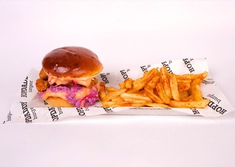 Pink Chicken Burger görseli