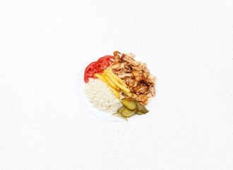Pilav Üstü Tavuk Döner görseli
