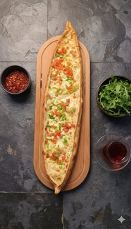 Sebzeli Kaşarlı Pide görseli