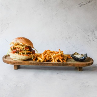 Meksika Burger & Patates Kızartması görseli