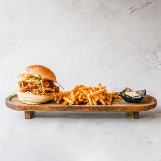 Acılı Kasap Burger & Patates Kızartması görseli