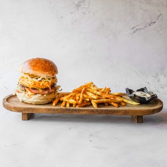 Duble Kasap Burger & Patates Kızartması görseli
