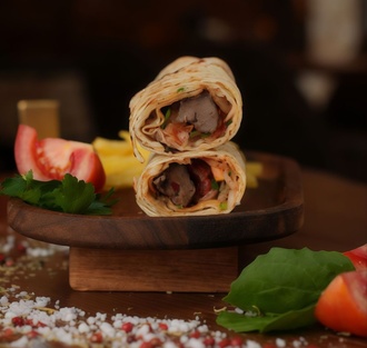 Ciğer Şiş Dürüm & Patates Kızartması görseli