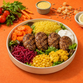 Sebze Köfteli Schnitzel Bowl görseli