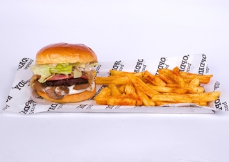 3 Mantarlı & Rokfor Peynirli Burger görseli
