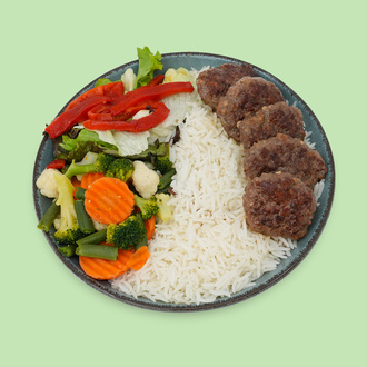 Fit Köfte Bowl (791 Kcal, 38 Gr Protein) görseli