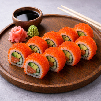 Salmon California Roll görseli