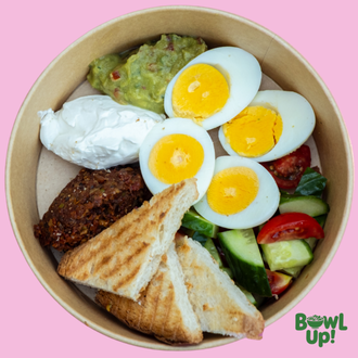 Haşlanmış Yumurtalı Kahvaltı Bowl görseli