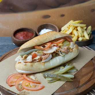 Yarım Ekmek Tavuk Döner görseli