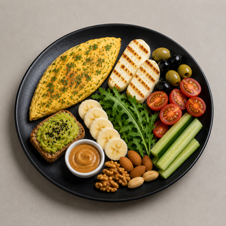Zengin Fit Kahvaltı Tabağı görseli