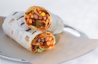 Acılı Tavuklu Meksica Usulü Wrap görseli
