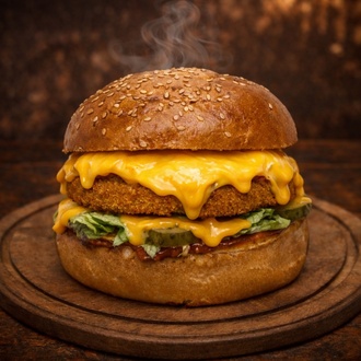 Tavuk Cheeseburger görseli