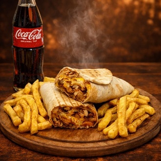 Coca-cola Fırsatı (Kaşarlı Tavuk Döner Dürüm) görseli