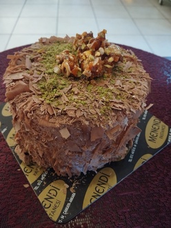 Krokanlı Pasta (4 - 6 Kişilik) görseli