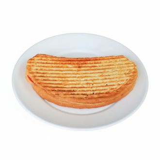 Ayvalık Ekmeğine Çift Kaşarlı Tost görseli