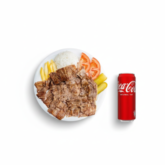Pilav Üstü Et Döner (150 Gr) + Coca Cola görseli