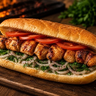 Yarım Ekmek Arası Tavuk Şiş görseli