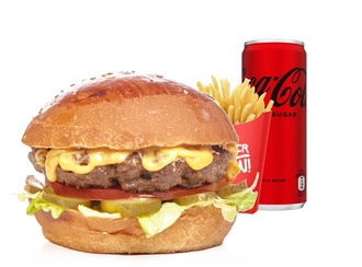 Cheese Burger Menü (100 Gr.) görseli