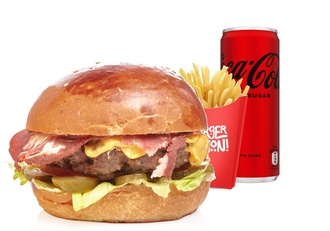 Pastırma Burger Menü (100 Gr.) görseli