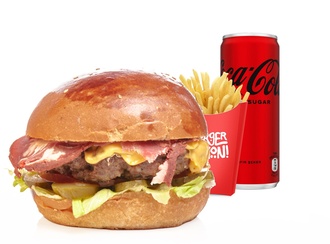 Pastırmalı Burger Menü (150 Gr.) görseli