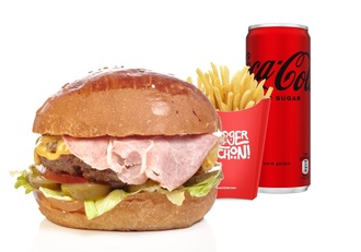 Füme Burger Menü (100 Gr.) görseli