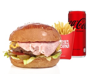 Fümeli Burger Menü (150 Gr.) görseli