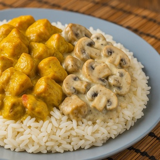 1.5 Köri/kremantar Soslu Tavuk Pilav görseli