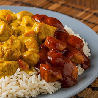 1.5 Köri/barbekü Soslu Tavuk Pilav görseli