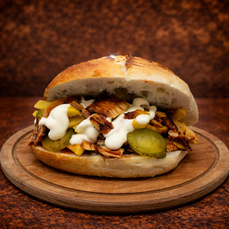 Tombik Ekmek Arası Tavuk Döner görseli