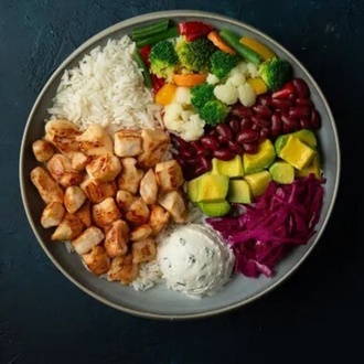 Chicken Loukumi / Tavuk Lokum Bowl görseli