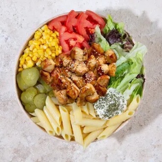 Teriyaki Soslu Tavuk Makarna Bowl görseli