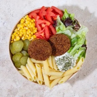 Falafel Makarna Bowl görseli