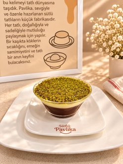 Fıstıklı Çikolatalı Muhallebi görseli