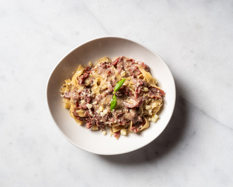Cacio E Pepe & Dana Jambon Soslu Makarna görseli