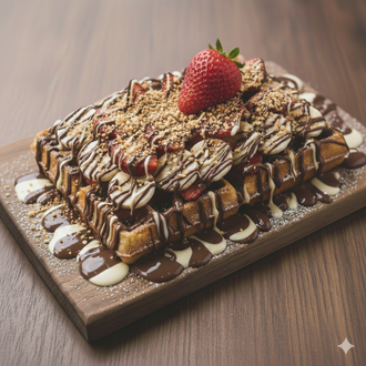 Classic House Waffle (Bol Sos) görseli