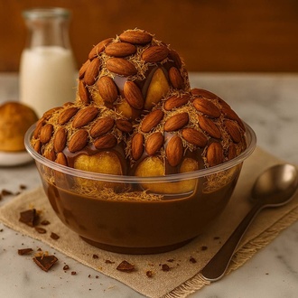 Tel Kadayıflı Antep Fıstıklı Profiterol (300 Gr.) görseli