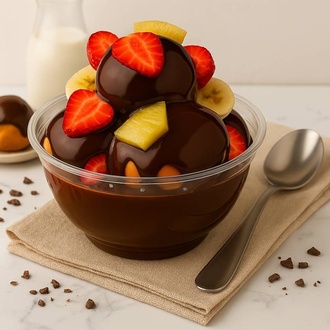 Çilekli Muzlu Profiterol (300 Gr.) görseli