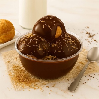 Nutella Soslu Tel Kadayıflı Profiterol (500 Gr.) görseli
