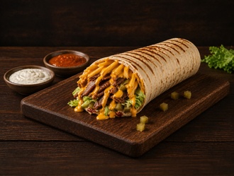 Köri Soslu Et Döner Dürüm görseli
