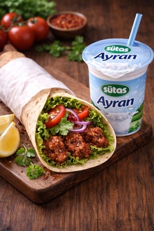 Duble Mega Çiğ Köfte Dürüm görseli