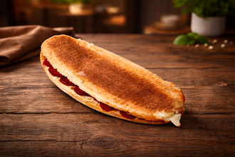 Xxl Tam Ekmek Arası Kasap Sucuklu Tost görseli