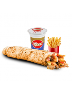 Tavuk Döner Dürüm Menü 2 görseli