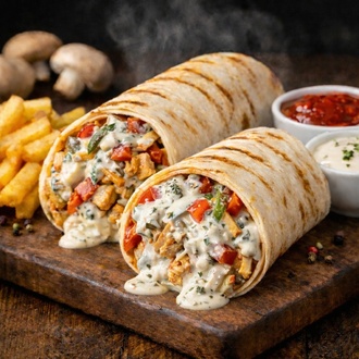 Kekik Soslu Tavuk Döner Dürüm görseli