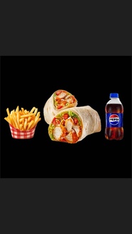 Cheddar Cajun Wrap Menü görseli