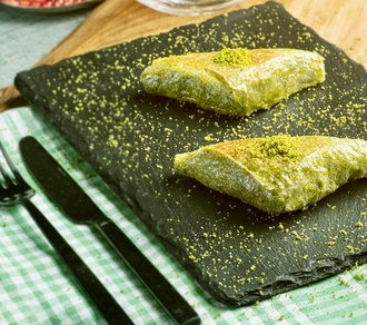 Çikolatalı Fıstıklı Katmer ( Tek Kişilik ) görseli