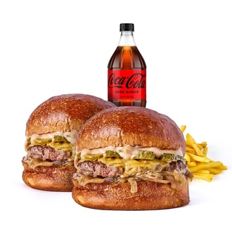 2’Li Cheeseburger Menü görseli