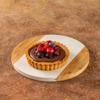 Sütlü Çikolatalı Orman Meyveli Mini Tart görseli