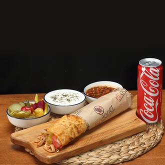 Ankara Usulü Tavuk Döner Dürüm Menü görseli