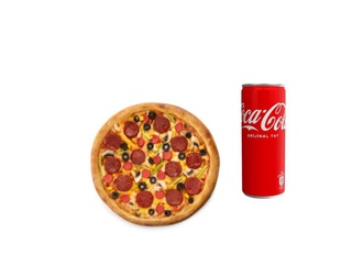 Küçük Boy Karışık Pizza Menü görseli