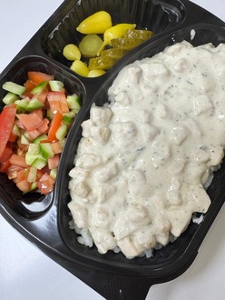 1,5 Porsiyon Dağ Kekikli Kremalı Tavuklu Pilav görseli